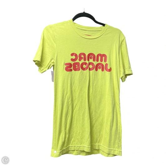 Top Short Sleeve Luxury Designer By Marc Jacobs In Green & Red, Size: S