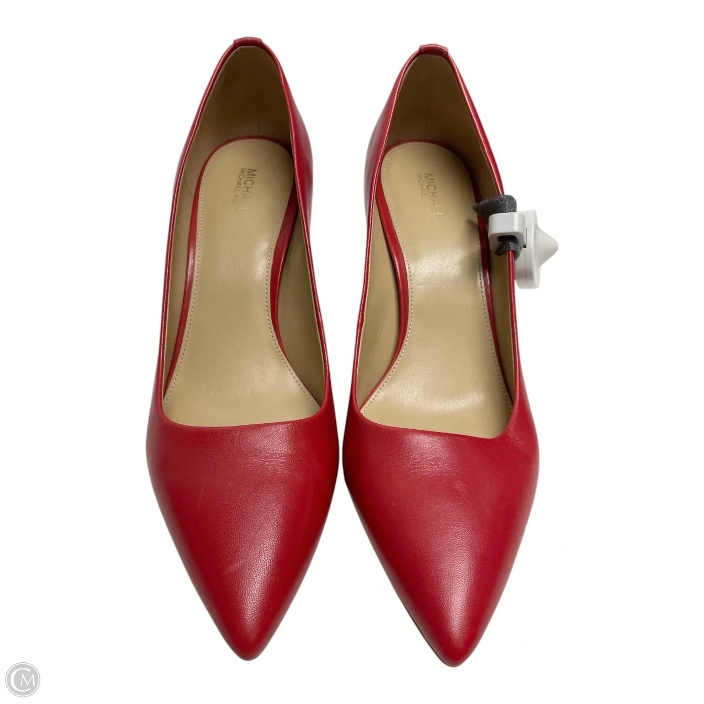 Shoes Heels Stiletto By Michael By Michael Kors In Red & Tan, Size: 10