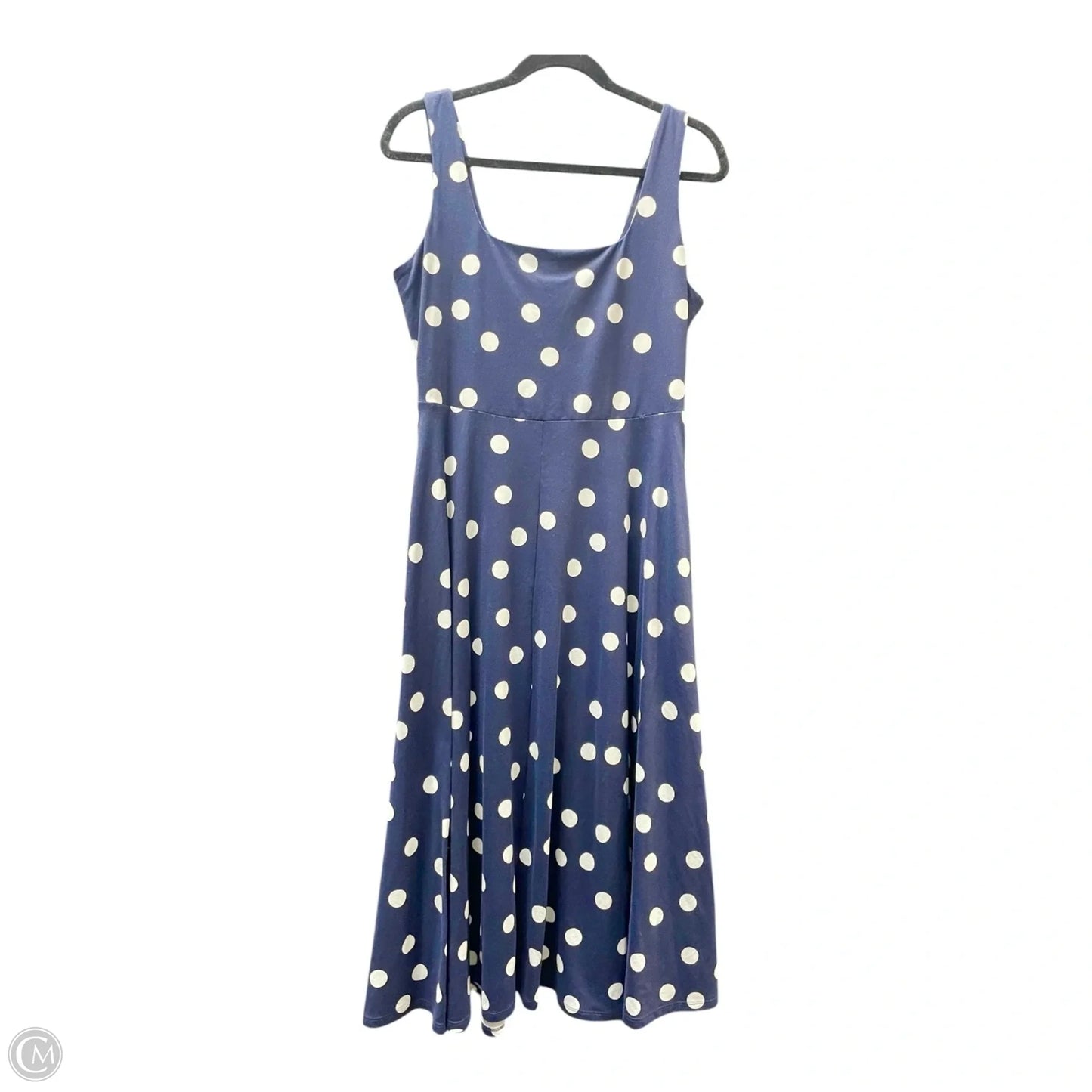 Dress Casual Short By Nine Britton In Polkadot Pattern, Size: L