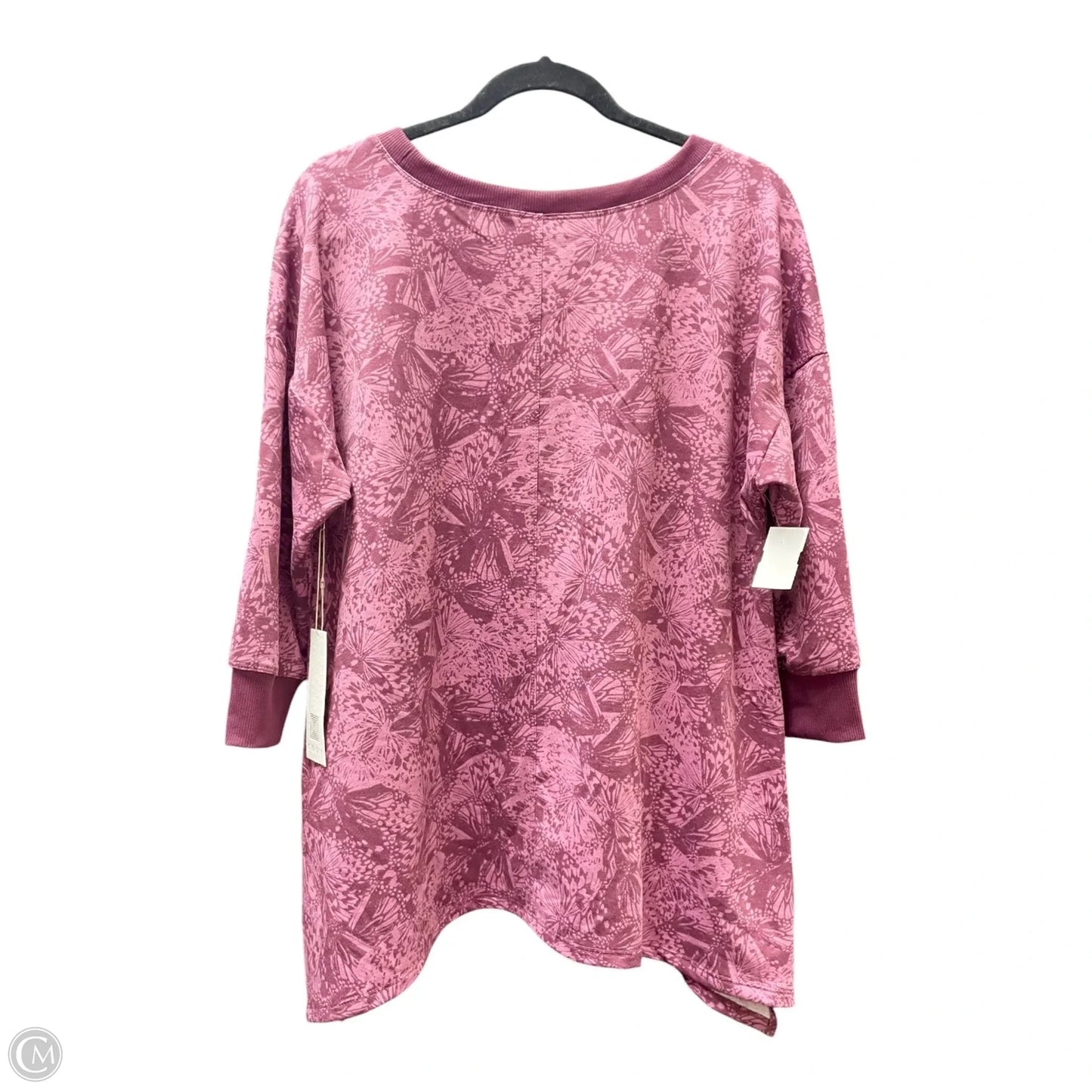 Top Long Sleeve By Cozy In Purple, Size: L