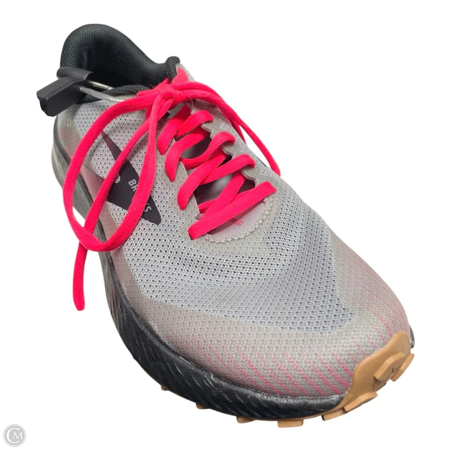 Shoes Athletic By Brooks In Grey & Pink, Size: 8