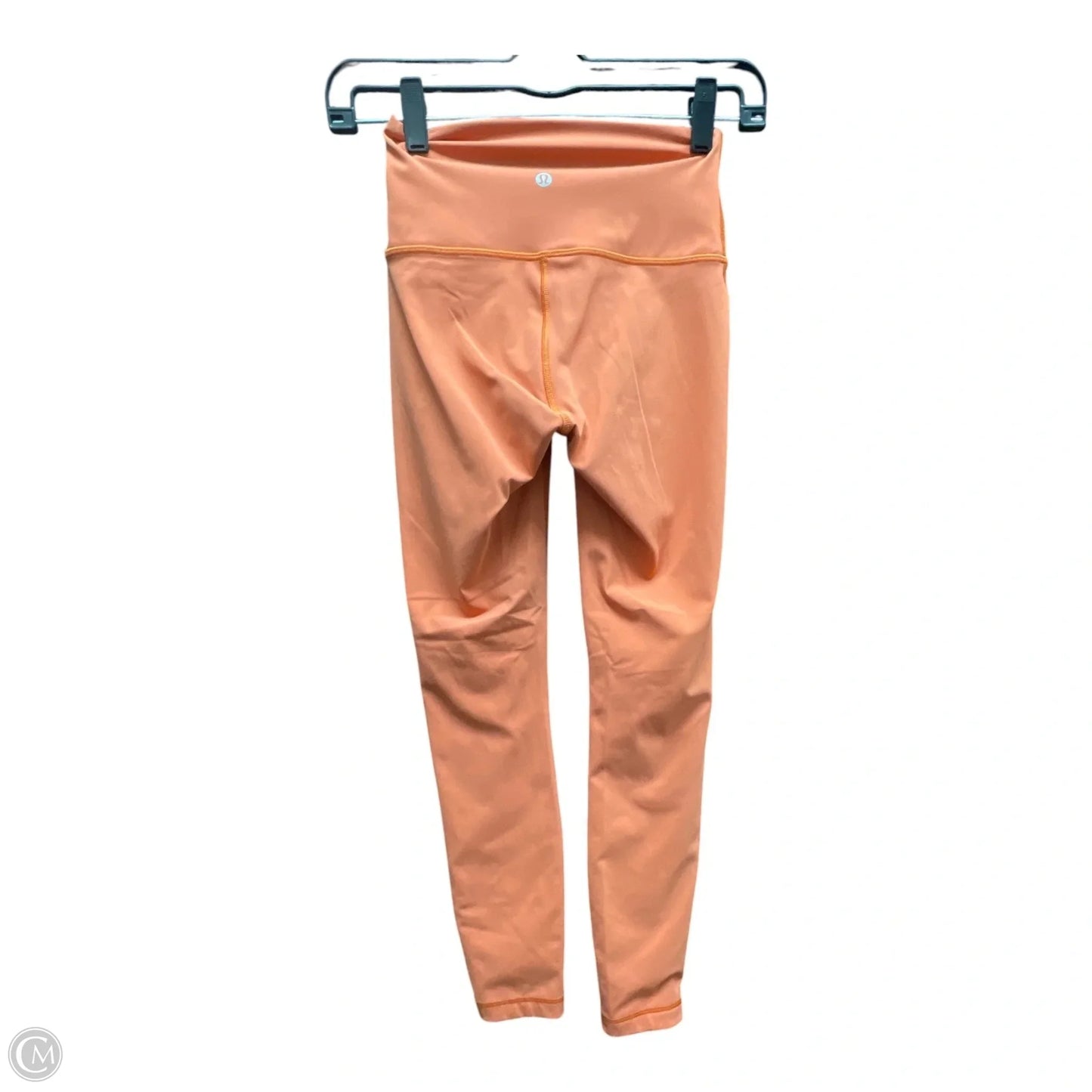 Athletic Leggings By Lululemon In Orange, Size: Xs