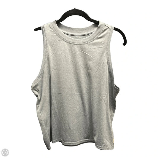 Athletic Tank Top By Vuori In Grey, Size: L