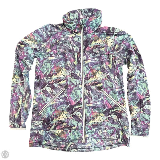 Athletic Jacket By Lululemon In Multi-colored, Size: 10