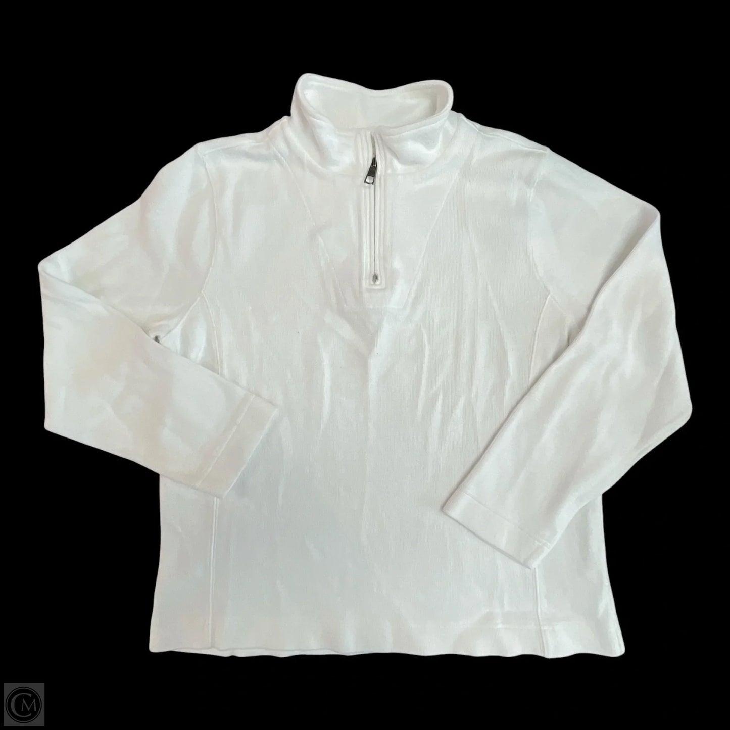 Sweatshirt Collar By Coldwater Creek In White, Size: L
