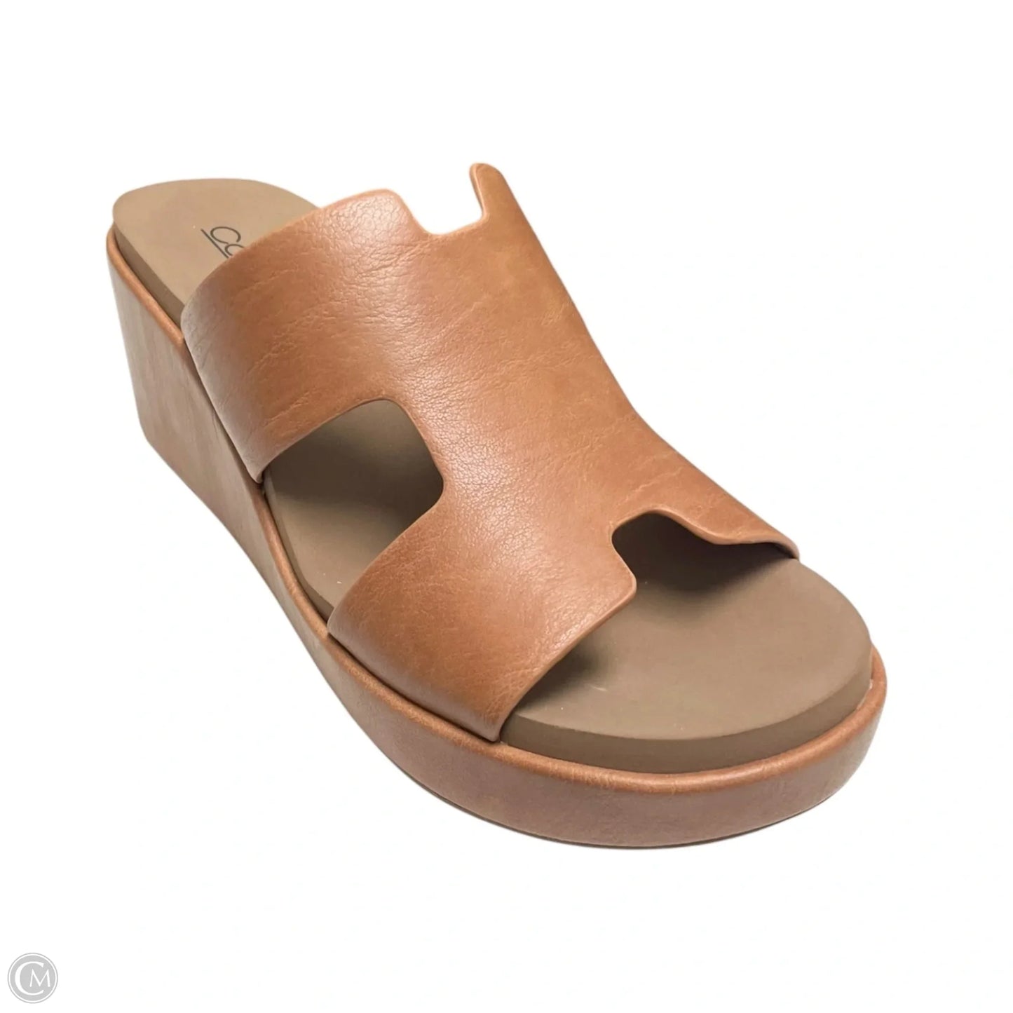 Sandals Heels Wedge By Corkys In Tan, Size: 9