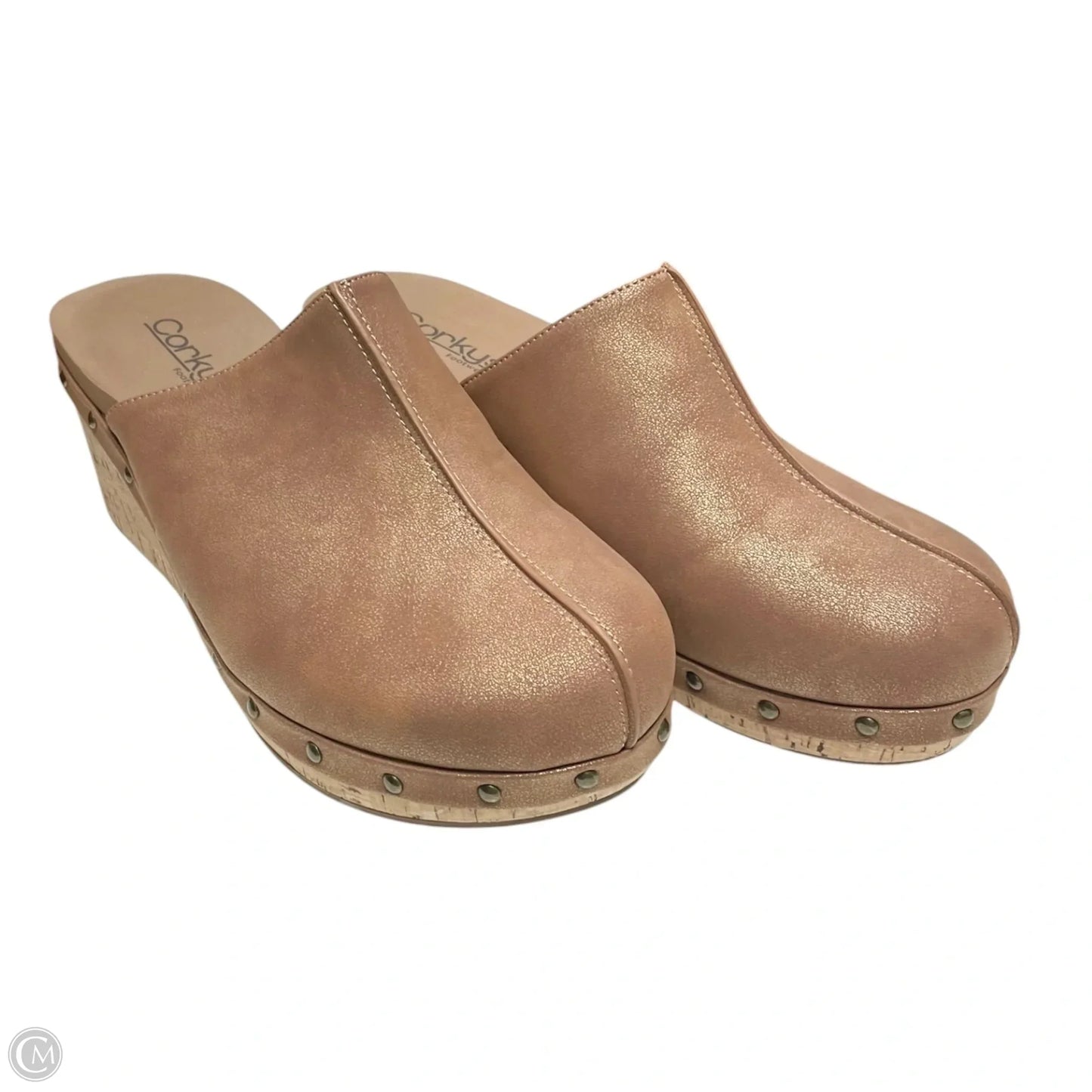 Shoes Heels Wedge By Corkys In Tan, Size: 9