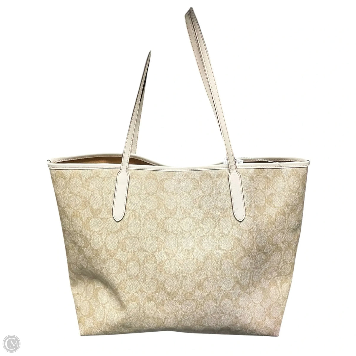 Tote Designer By Coach, Size: Medium
