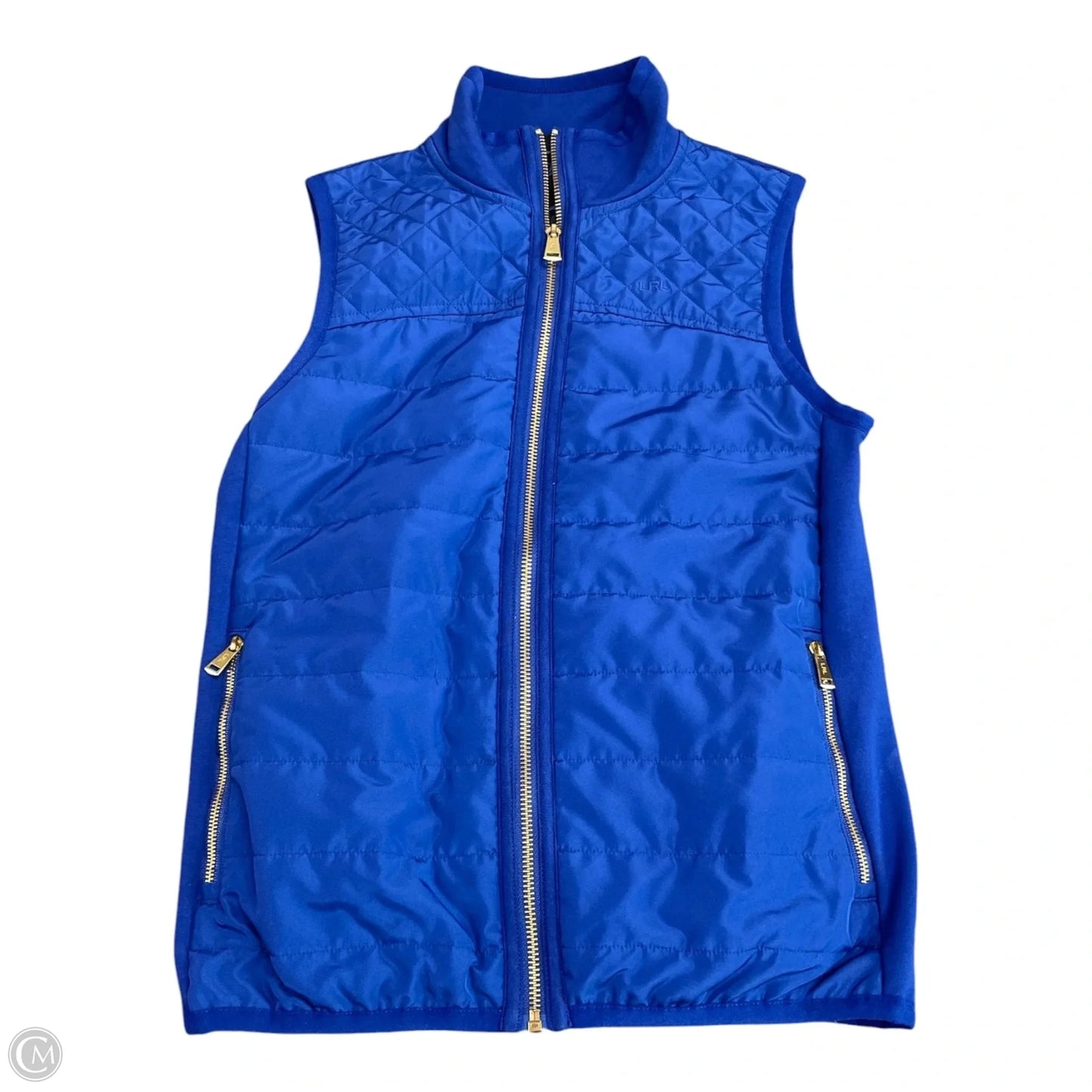 Vest Puffer & Quilted By Lauren By Ralph Lauren In Blue, Size: Sp