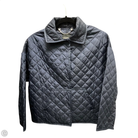 Jacket Designer By Max Mara In Blue, Size: S