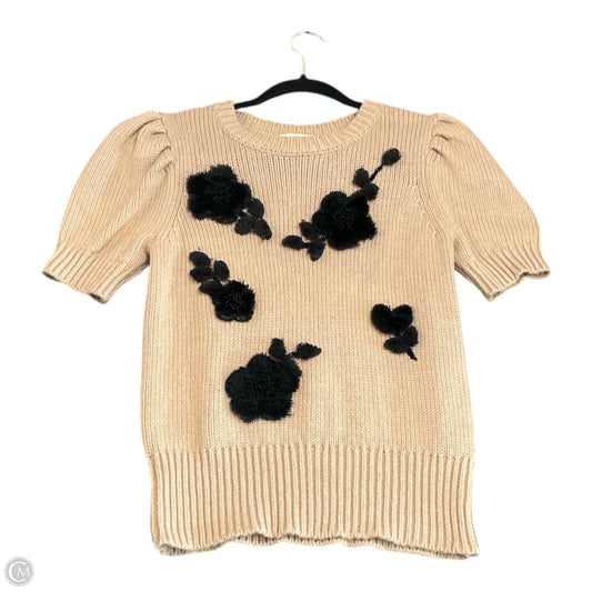 Sweater Designer By Kate Spade In Black & Brown, Size: Xs