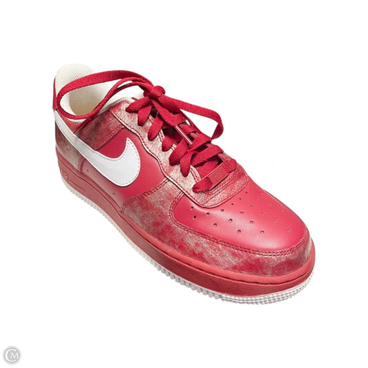 Shoes Athletic By Nike In Red & White, Size: 8.5