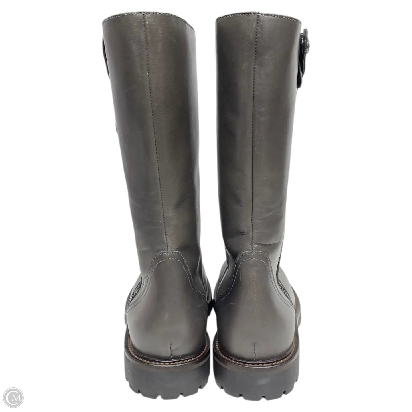 Boots Designer By Max Mara In Brown, Size: 6.5
