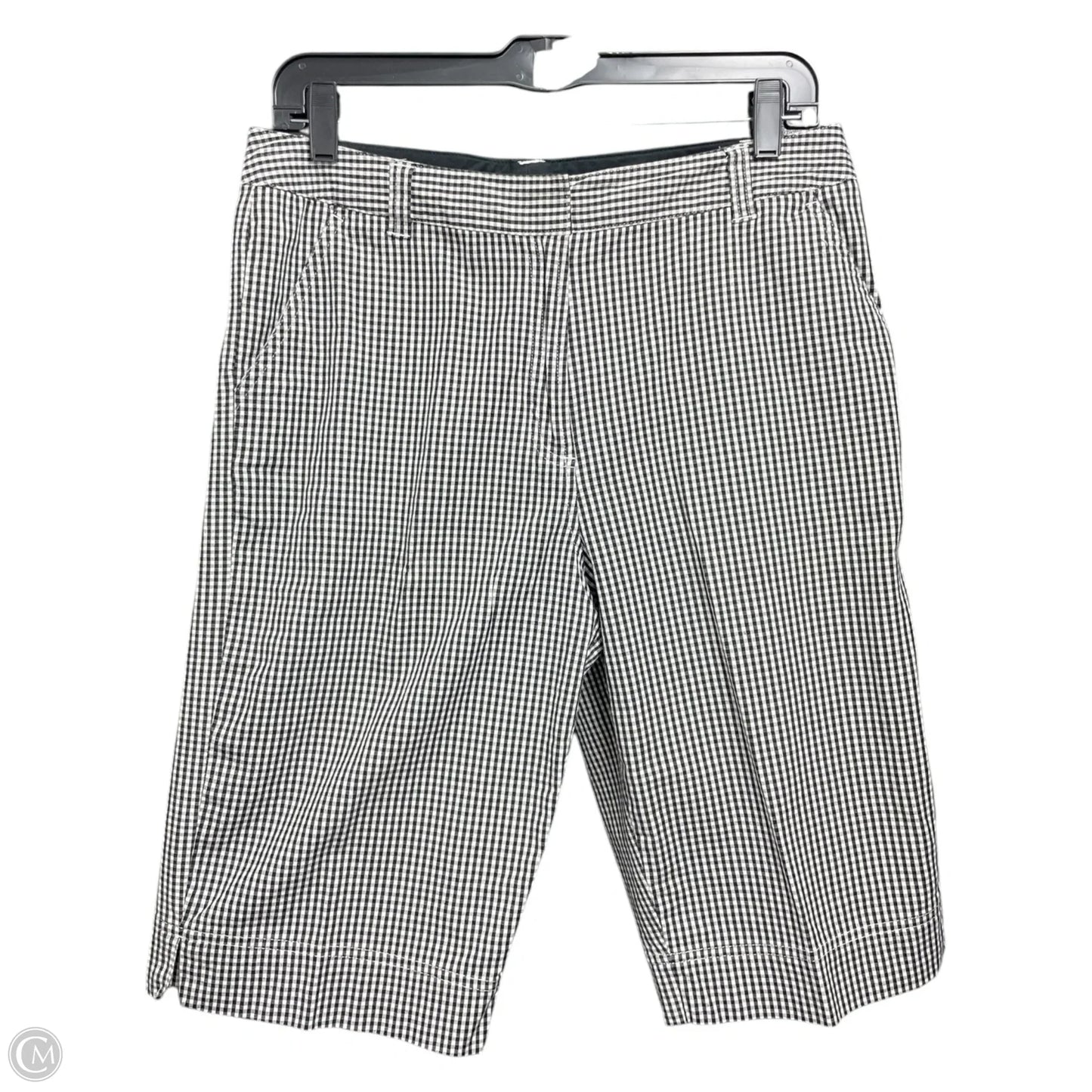 Shorts By Kim Rogers In Black & White, Size: M