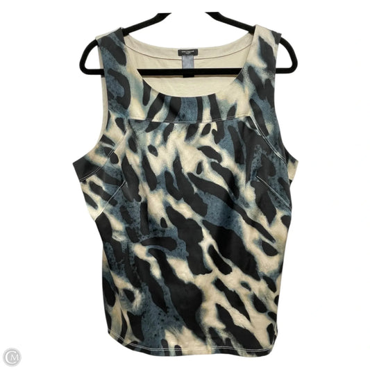 Top Sleeveless By Ann Taylor In Multi-colored, Size: Xl