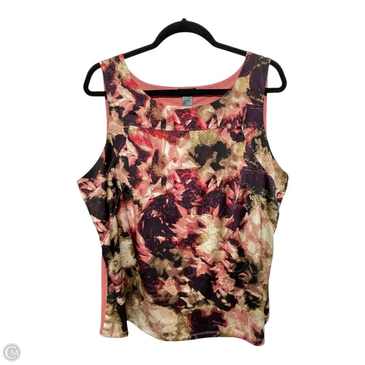 Top Sleeveless By Ann Taylor In Multi-colored, Size: Xl