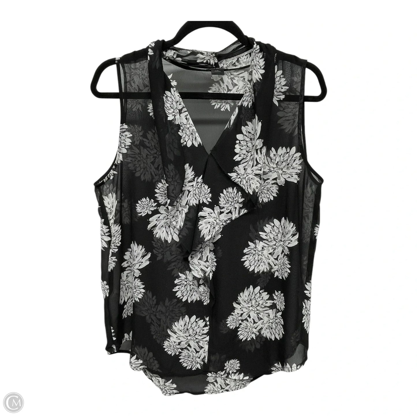Top Sleeveless By Ann Taylor In Floral Print, Size: M