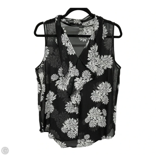 Top Sleeveless By Ann Taylor In Floral Print, Size: M