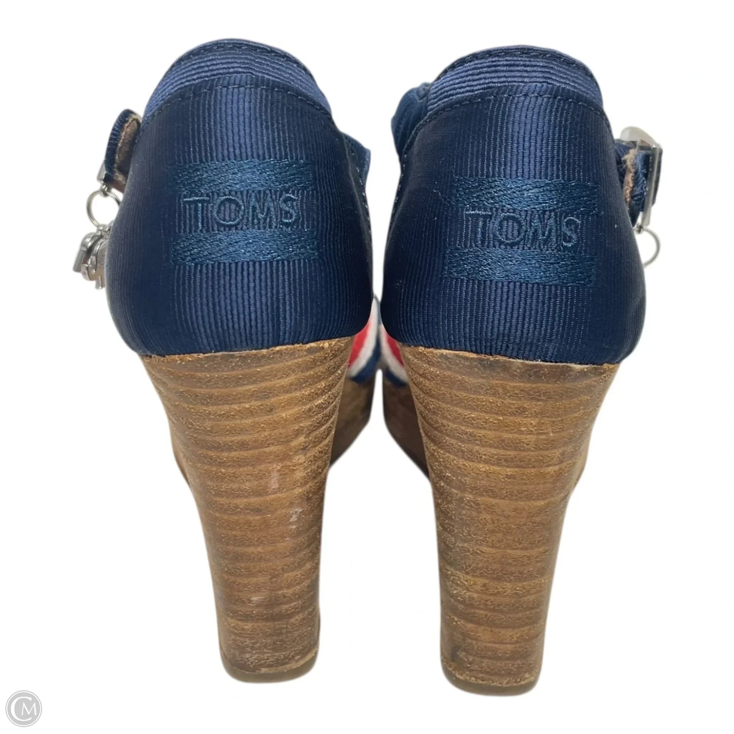 Sandals Heels Wedge By Tommy Hilfiger In Tan, Size: 9