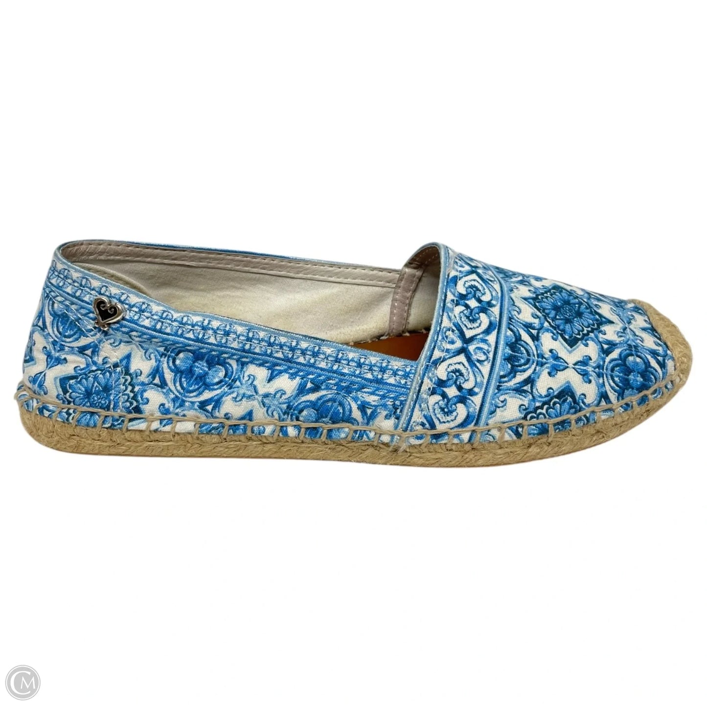 Shoes Flats By Brighton In Blue & White, Size: 7