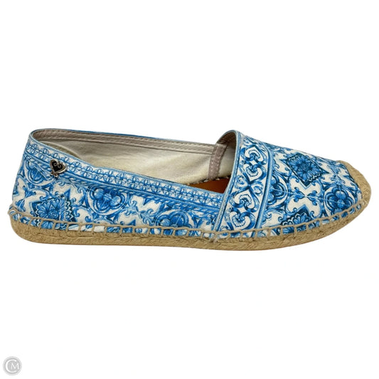 Shoes Flats By Brighton In Blue & White, Size: 7