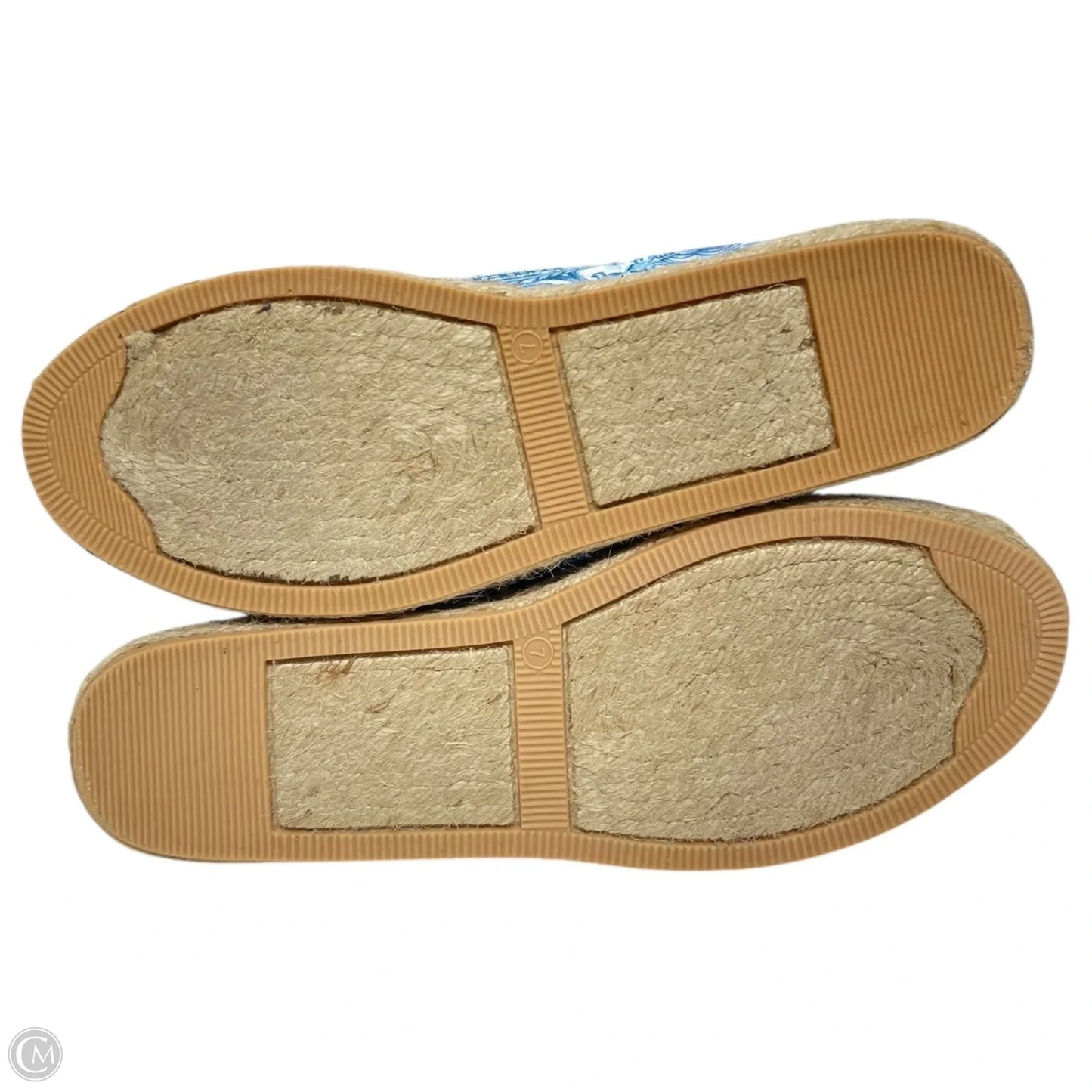 Shoes Flats By Brighton In Blue & White, Size: 7