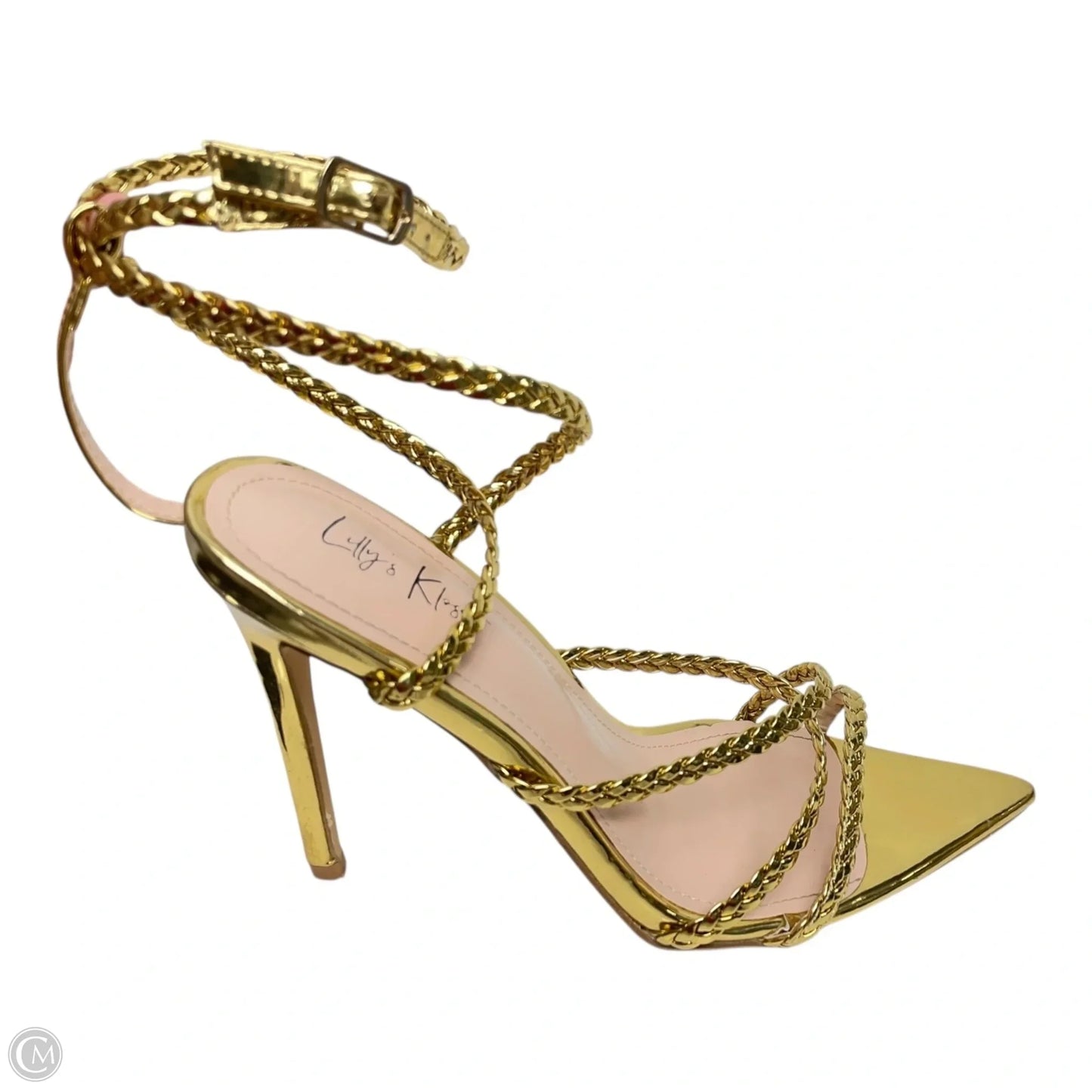 Shoes Heels Stiletto By Lilly’s Kloset In Gold, Size: 8.5