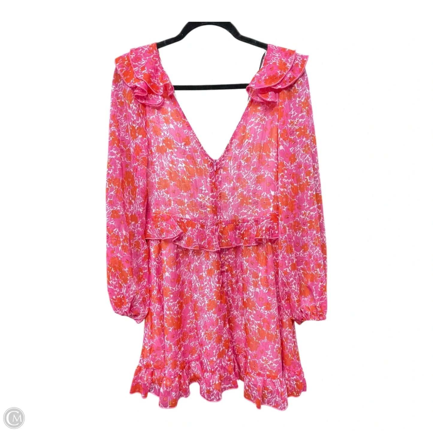 Dress Casual Short By french violet In Floral Print, Size: S