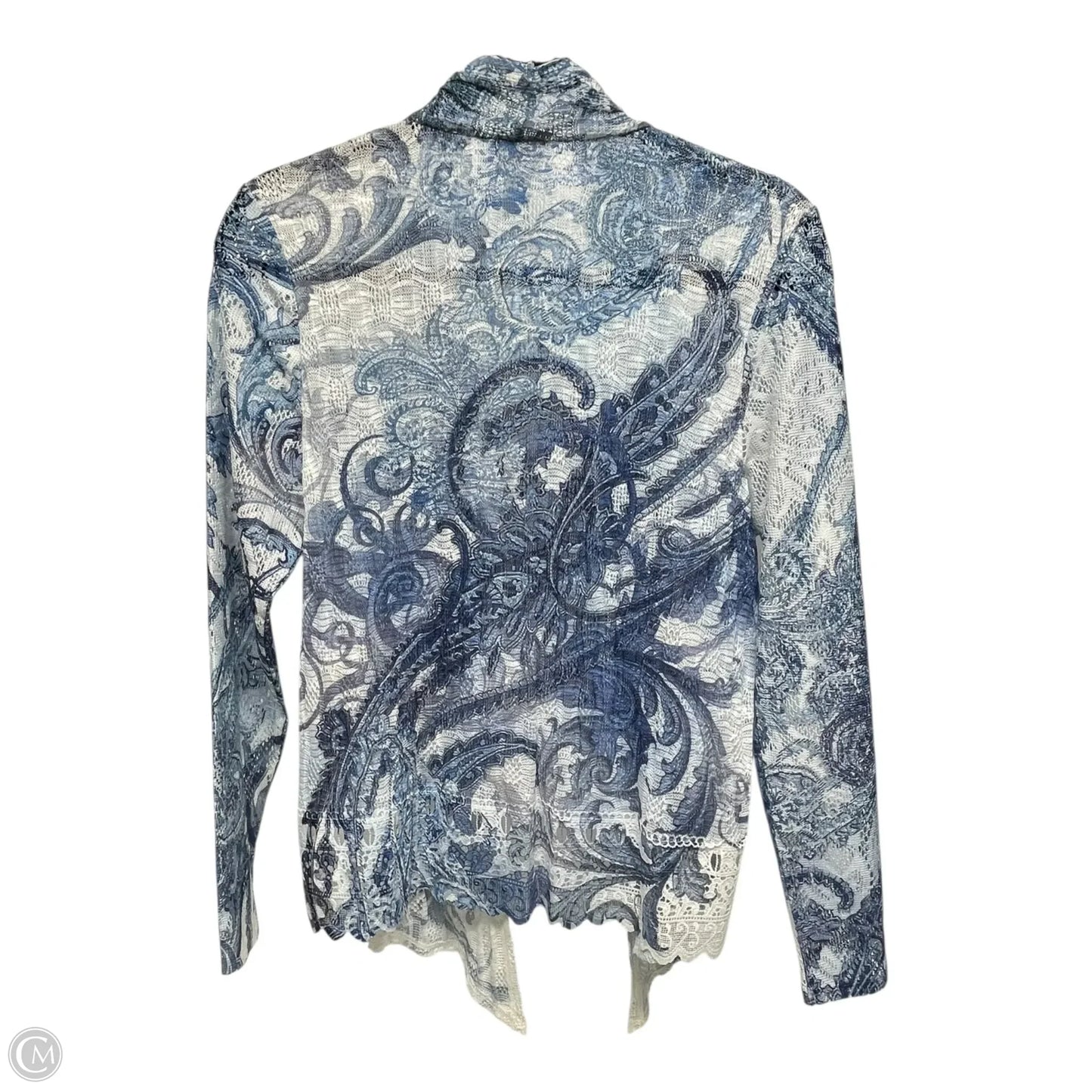 Cardigan By Chicos In Blue, Size: M