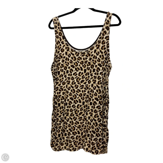 Top Sleeveless By Torrid In Animal Print, Size: 3x