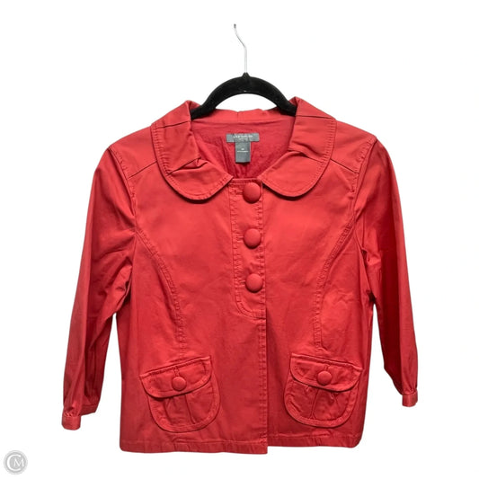 Jacket Other By Ann Taylor In Red, Size: Mp