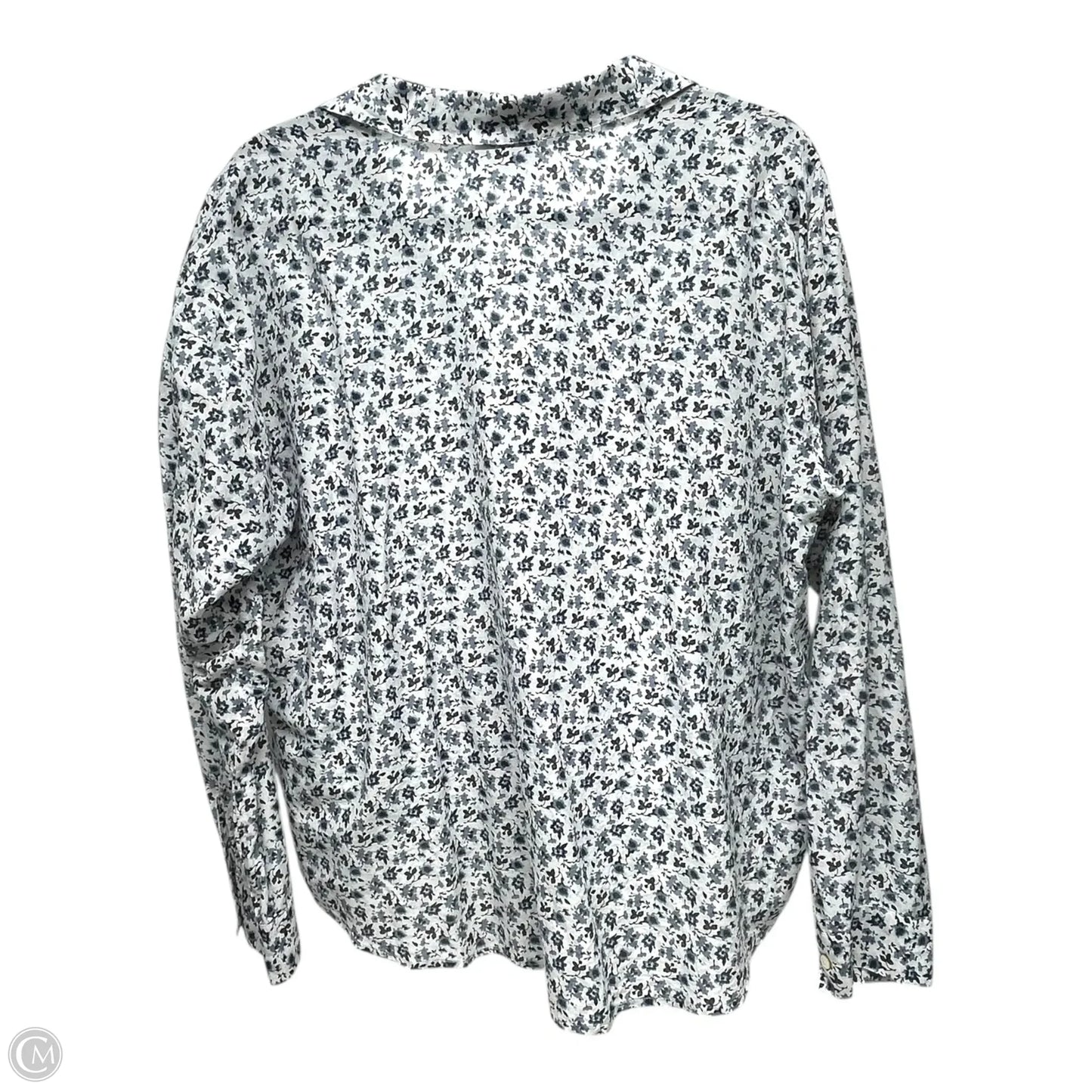 Top Long Sleeve By J. Jill In Floral Print, Size: L