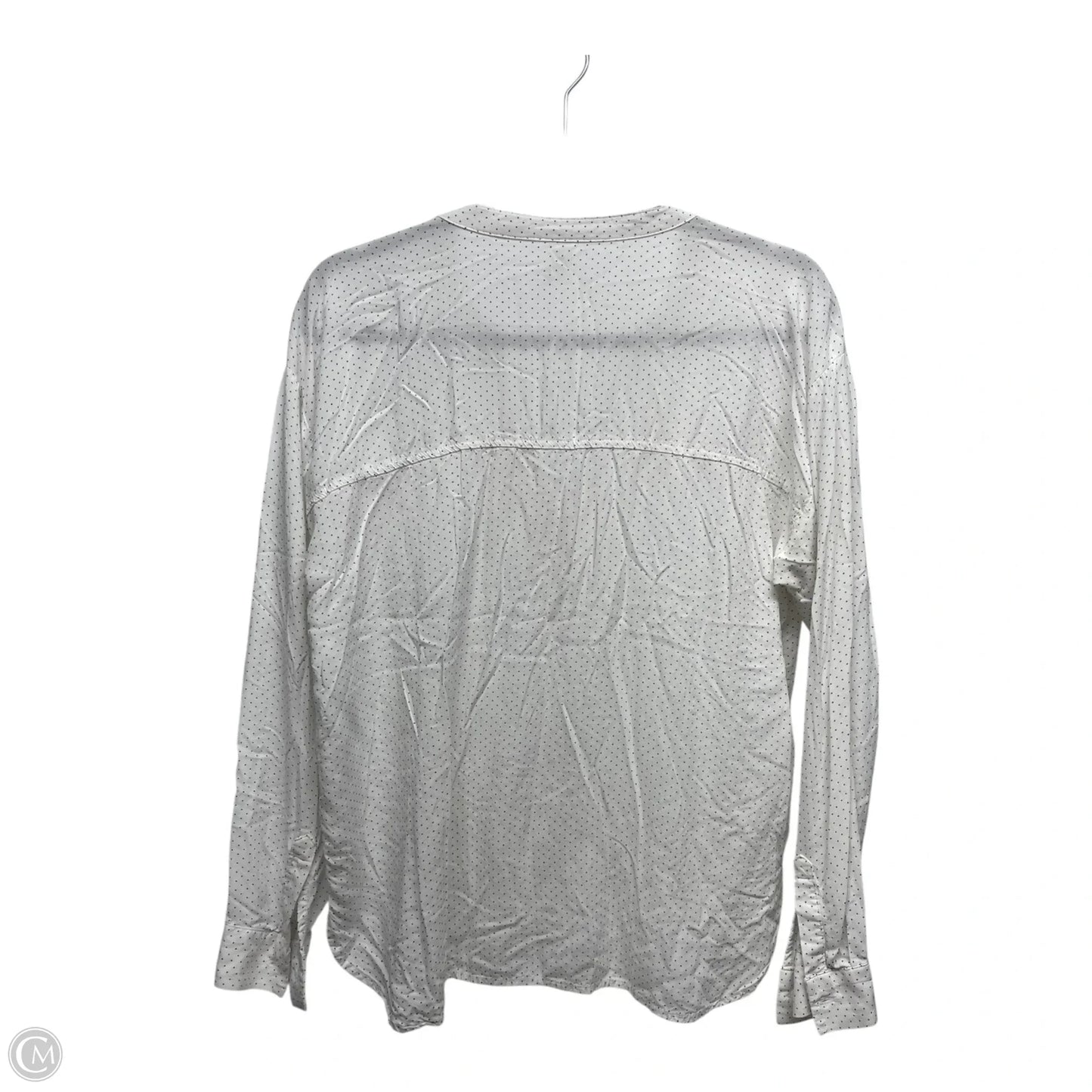 Top Long Sleeve By Old Navy In Black & White, Size: M