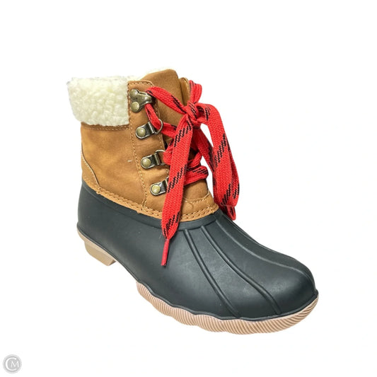 Boots Snow By Magellan In Black & Brown, Size: 6