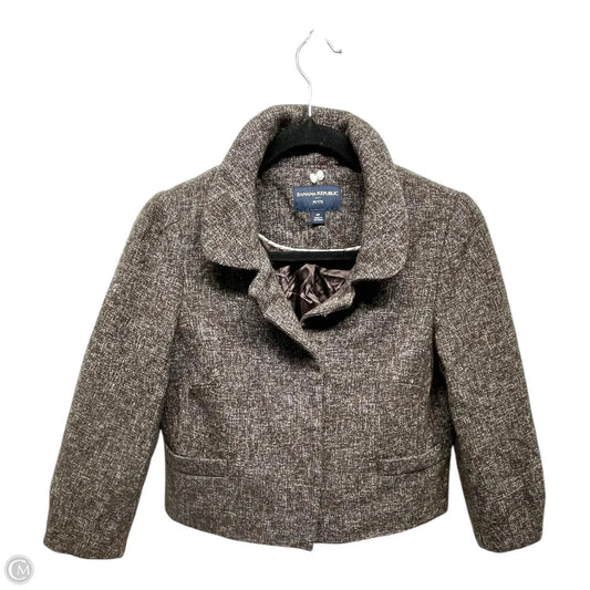 Blazer By Banana Republic In Brown, Size: 4p