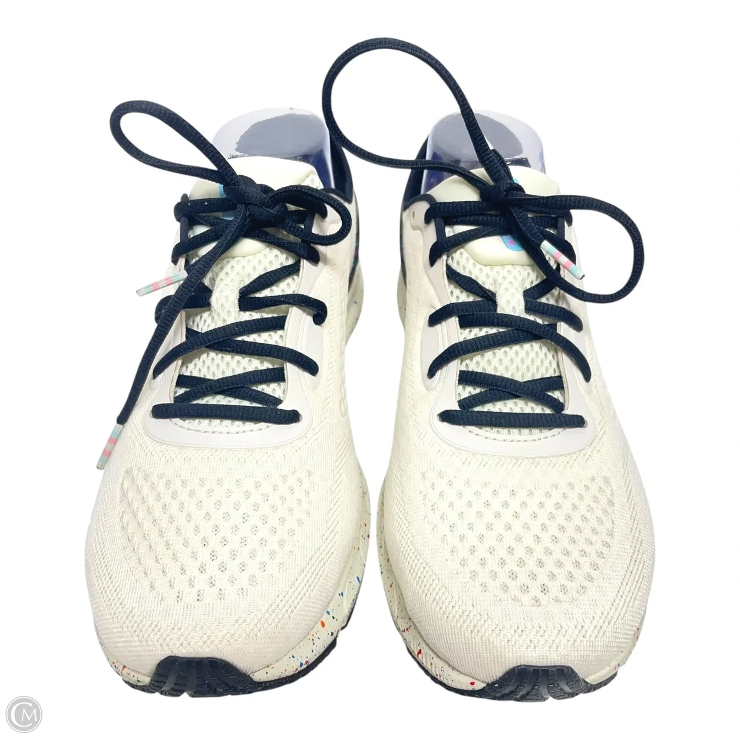 Shoes Sneakers By Under Armour In Black & White, Size: 10.5