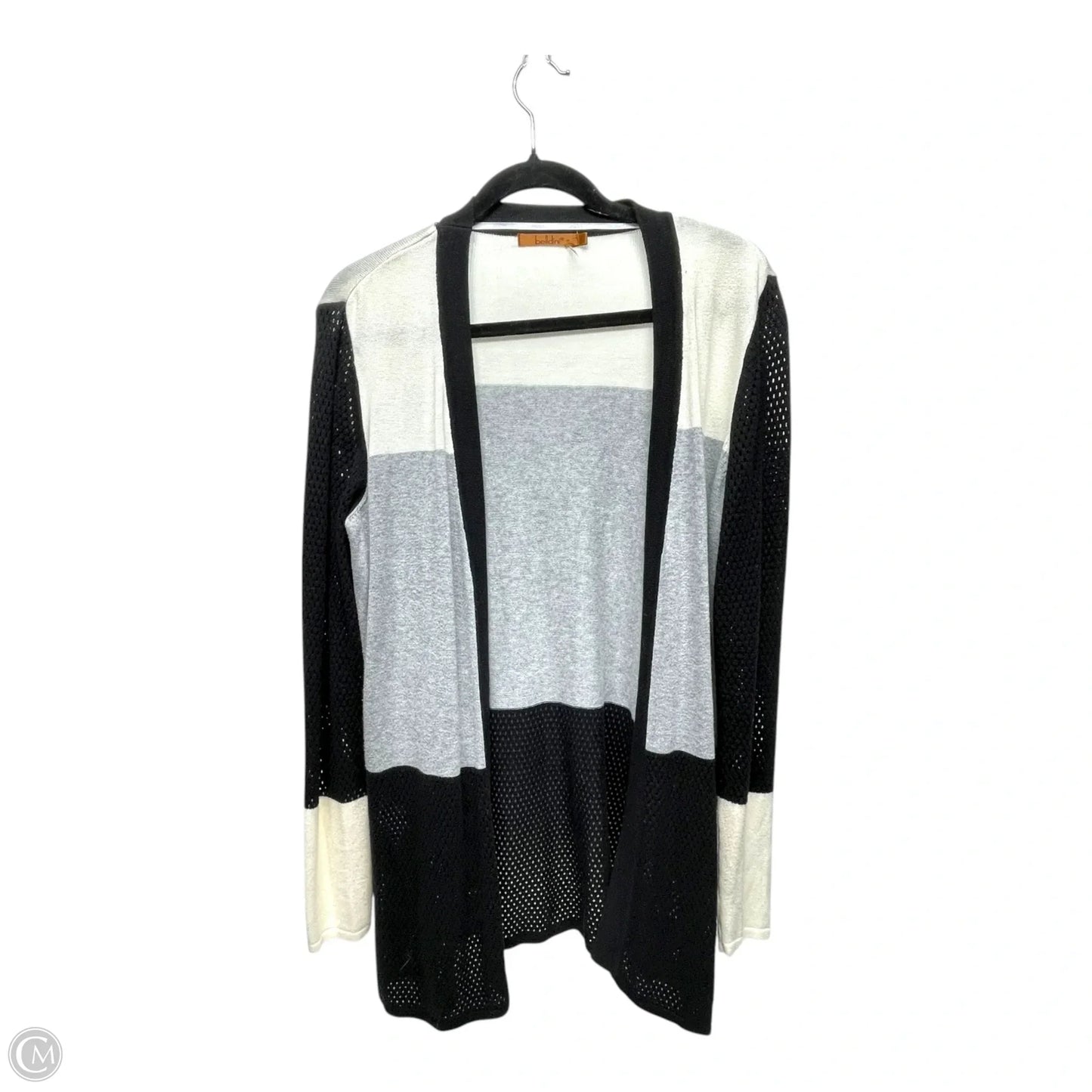 Cardigan By Belldini In Black & White, Size: L