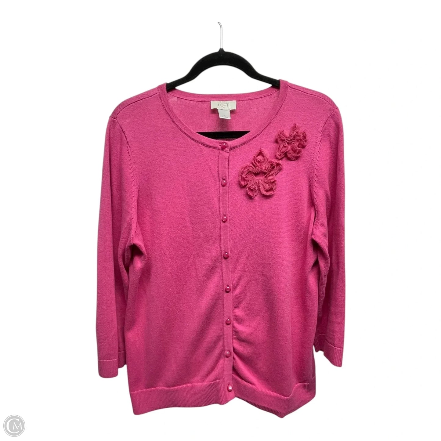 Cardigan By Loft In Pink, Size: L