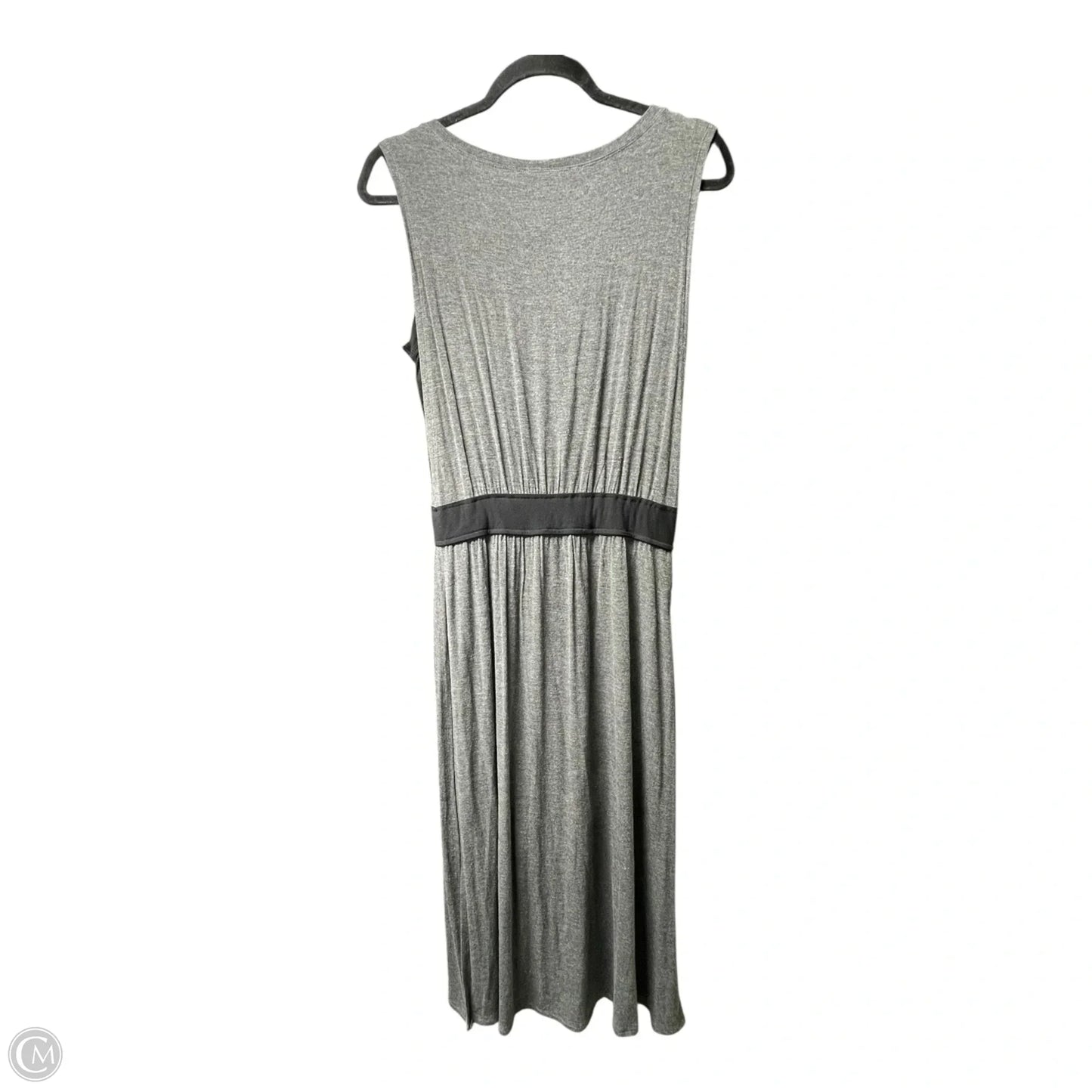 Dress Casual Maxi By Bcbgmaxazria In Black & Grey, Size: M