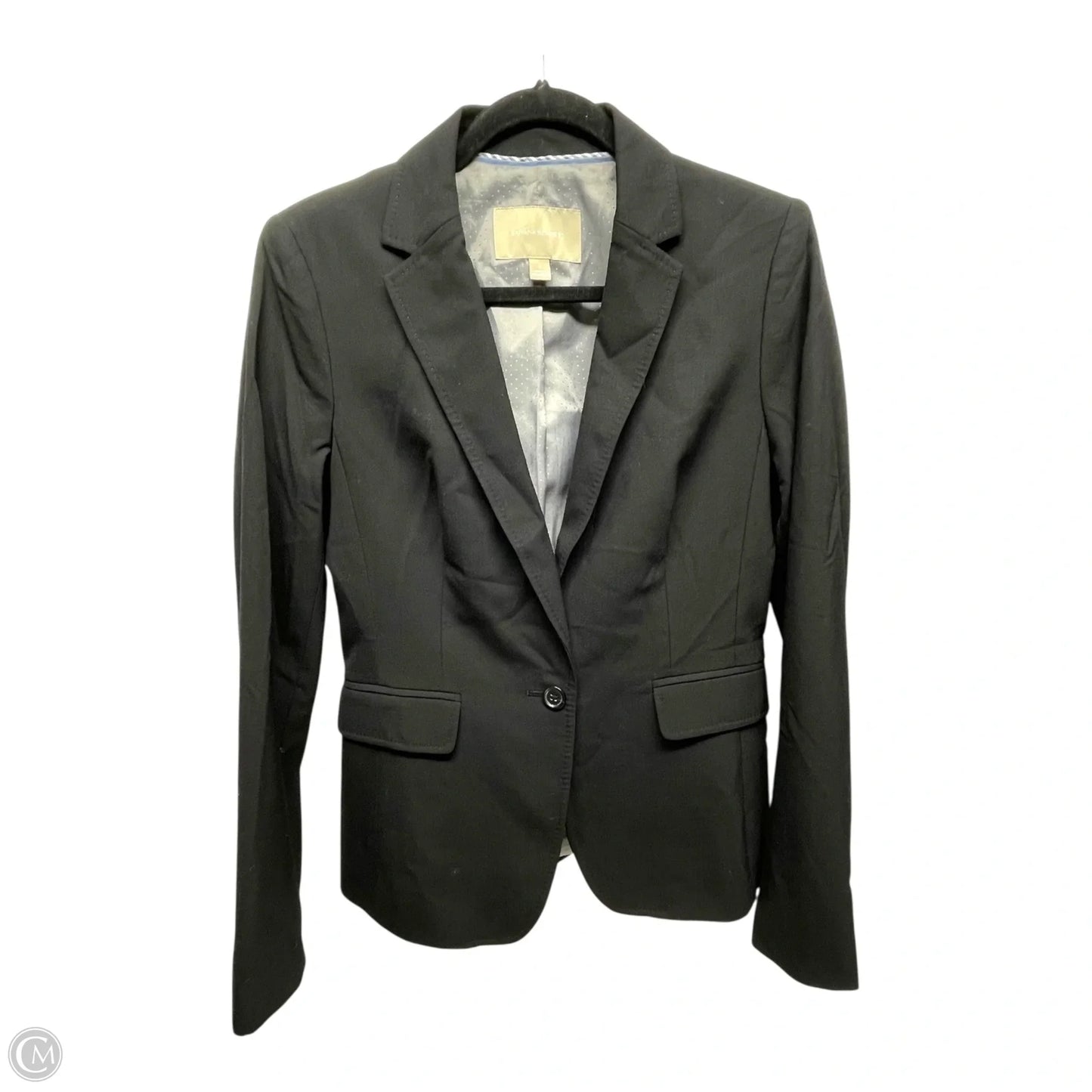 Blazer By Banana Republic In Black, Size: 6