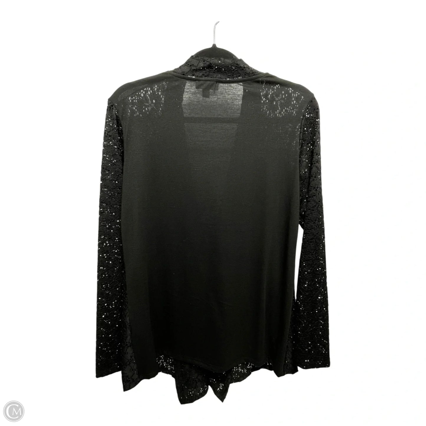 Cardigan Designer By Neiman Marcus In Black, Size: M