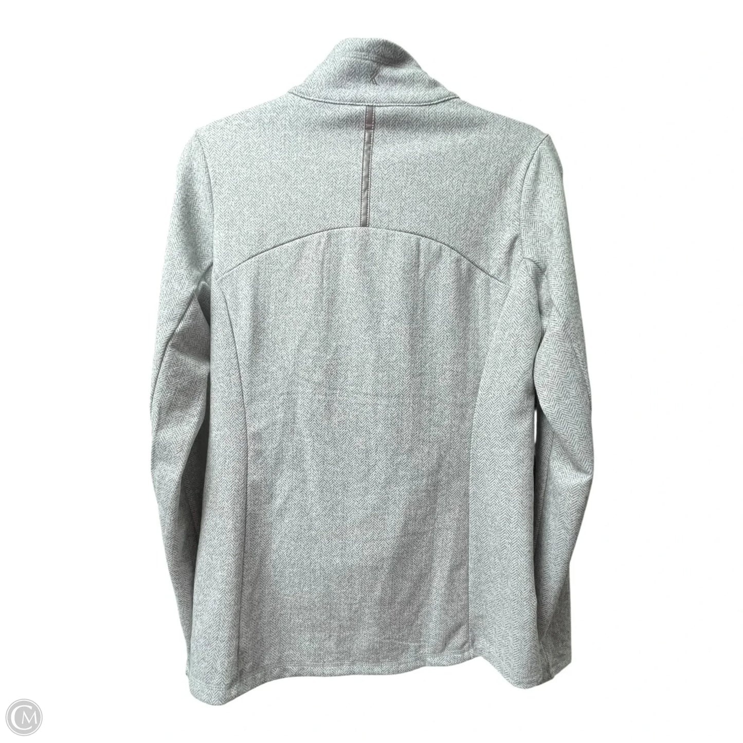 Athletic Jacket By Kyodan In Grey, Size: M
