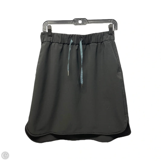 Athletic Skirt By Lululemon In Black, Size: 8