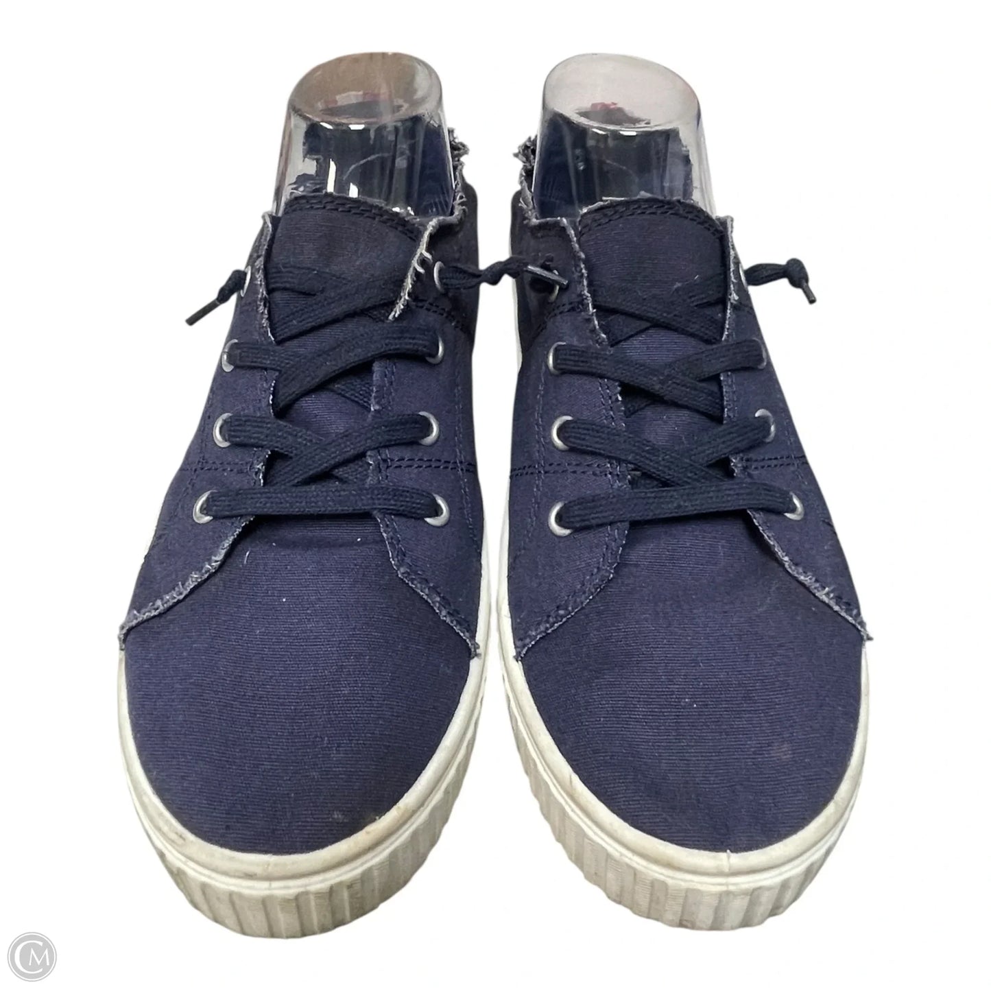 Shoes Sneakers By Madden Girl In Blue & White, Size: 11