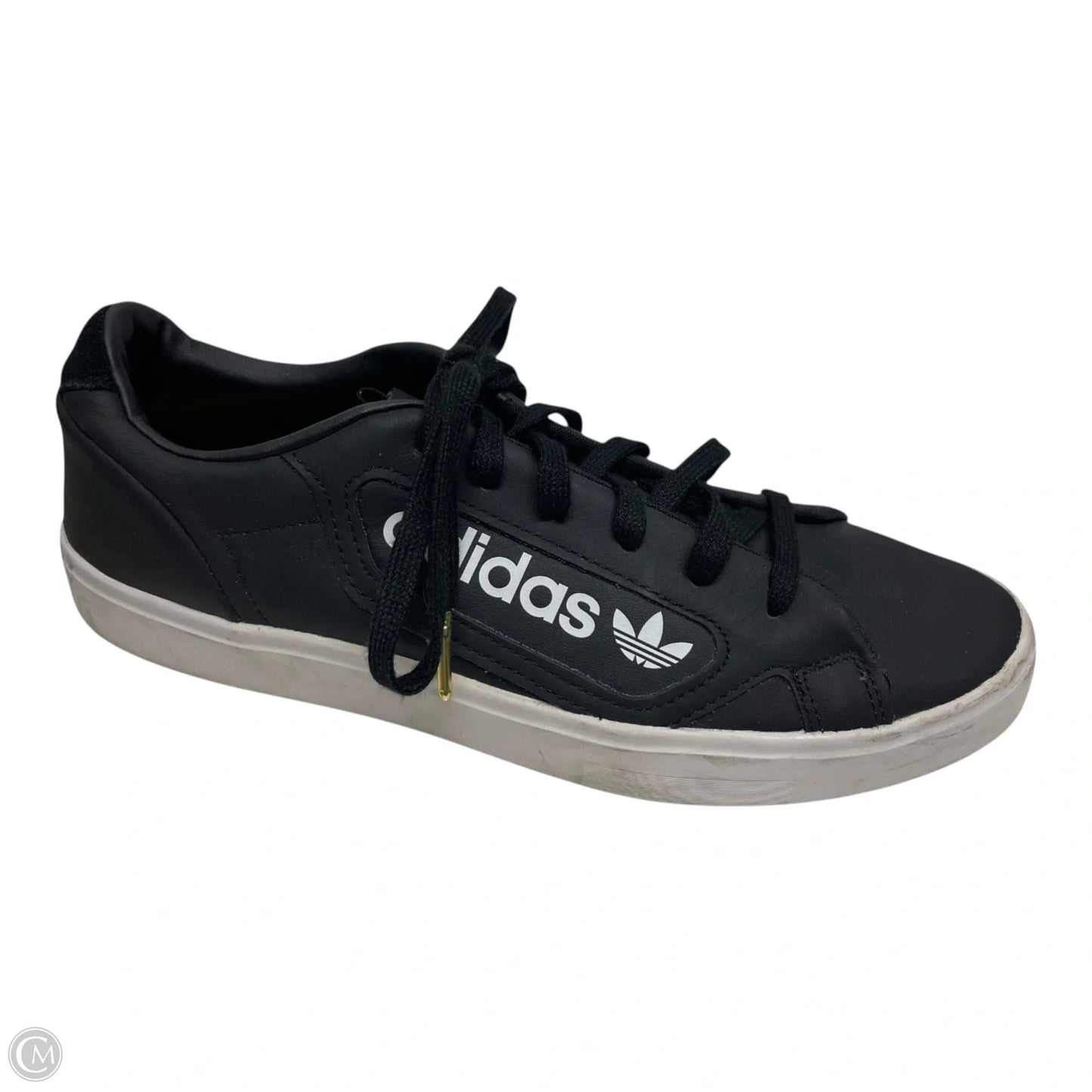 Shoes Sneakers By Adidas In Black & White, Size: 9
