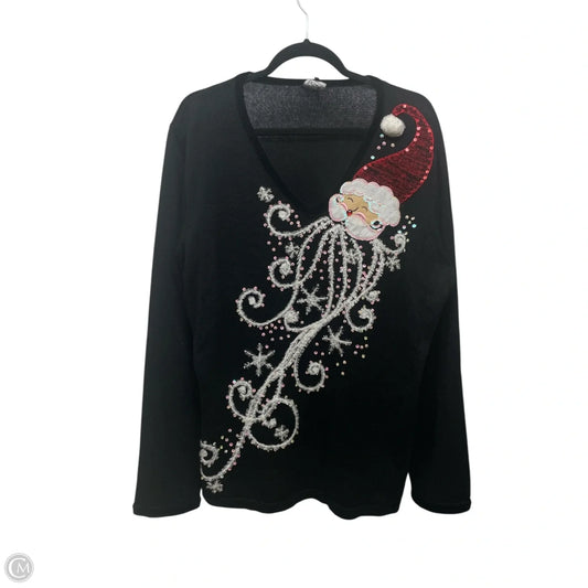 Sweater By BEREK In Black & White, Size: Xl