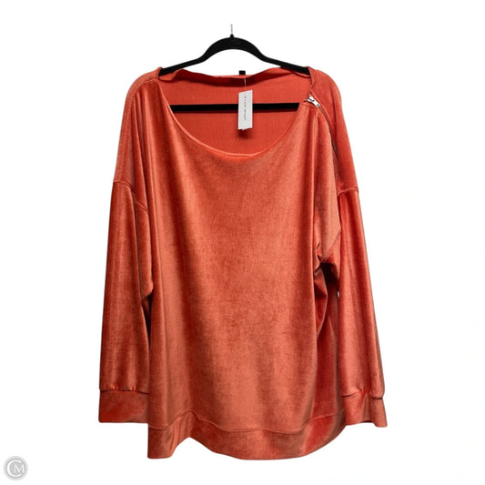 Sweater By Lane Bryant In Orange, Size: 22