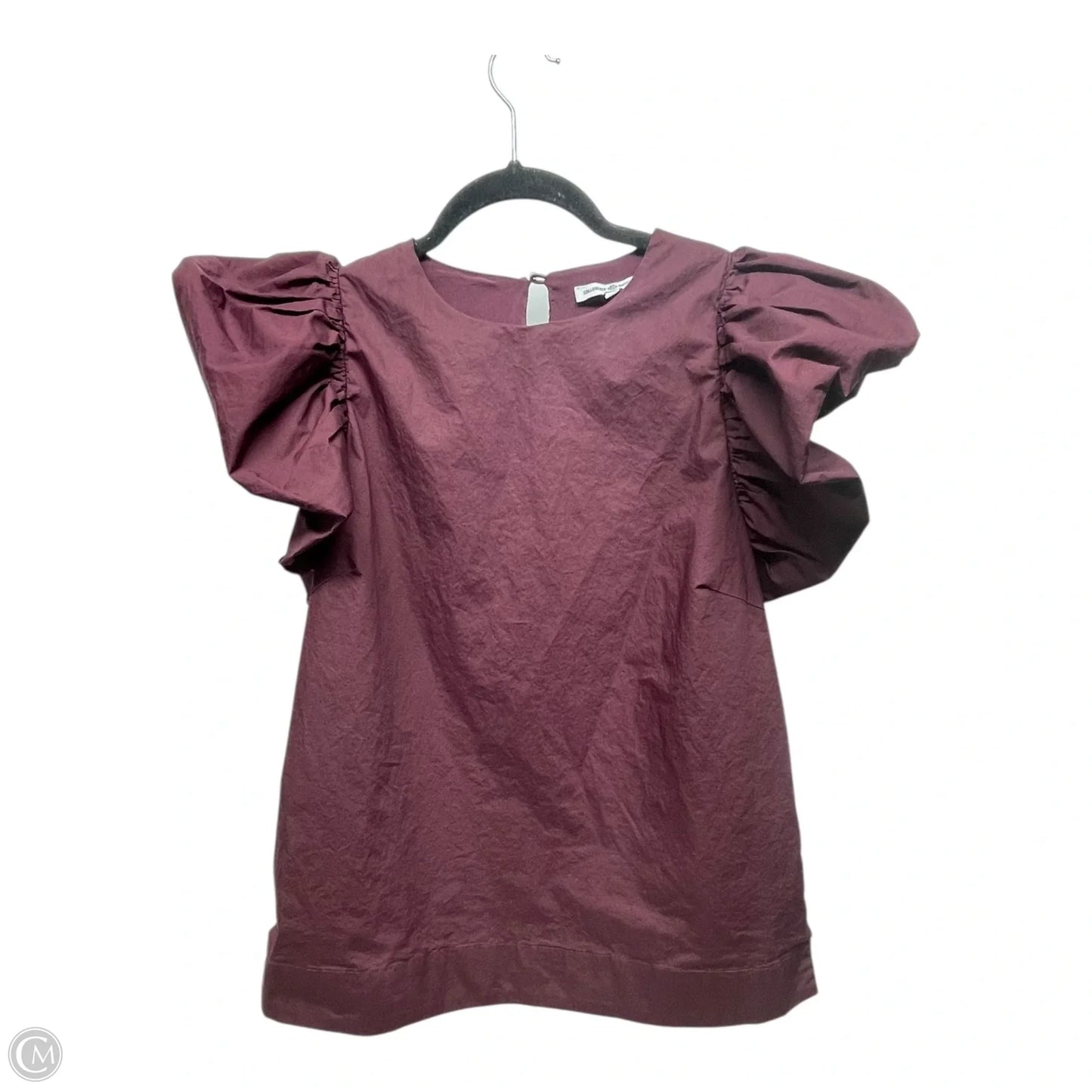 Top Short Sleeve By Clothes Mentor In Maroon, Size: M