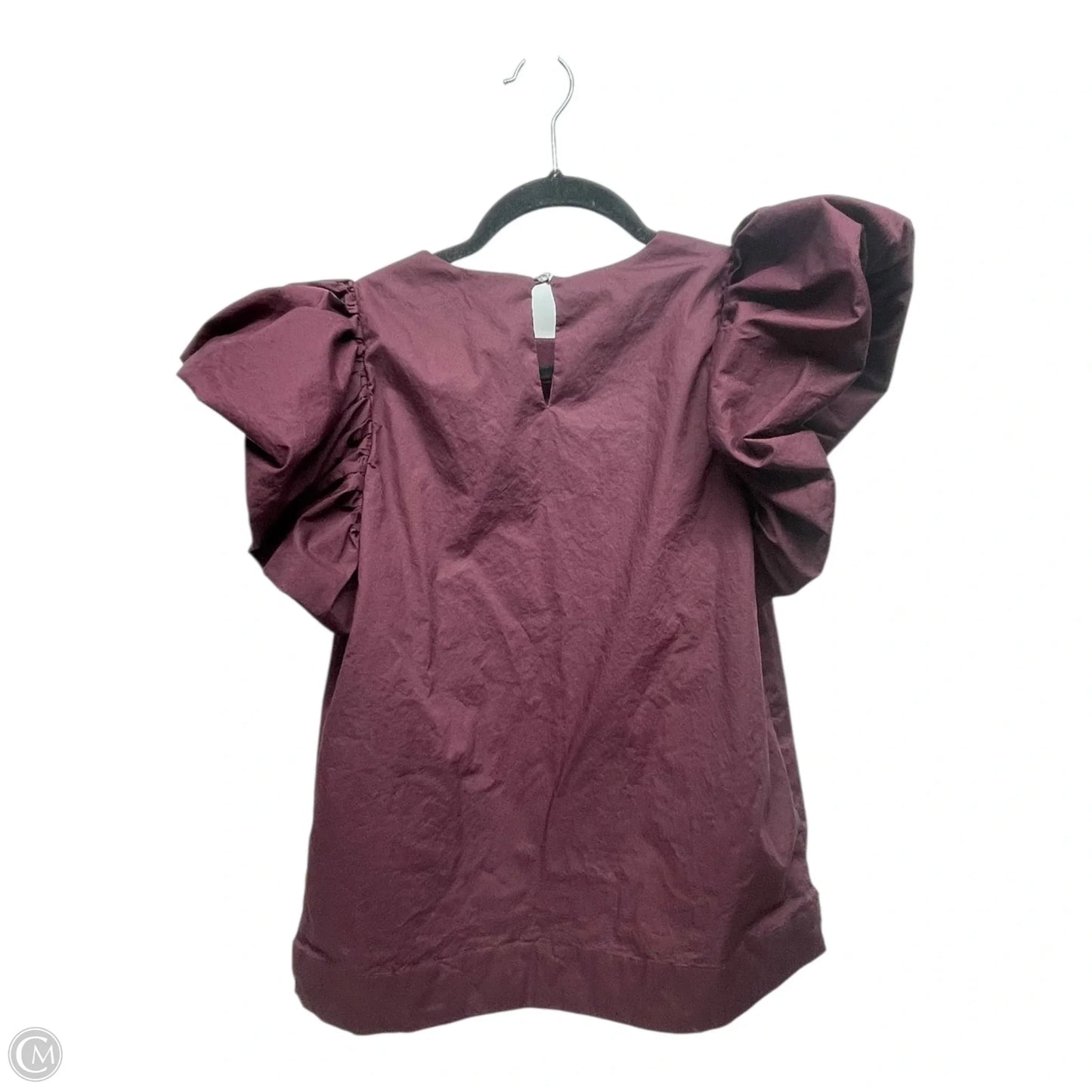 Top Short Sleeve By Clothes Mentor In Maroon, Size: M