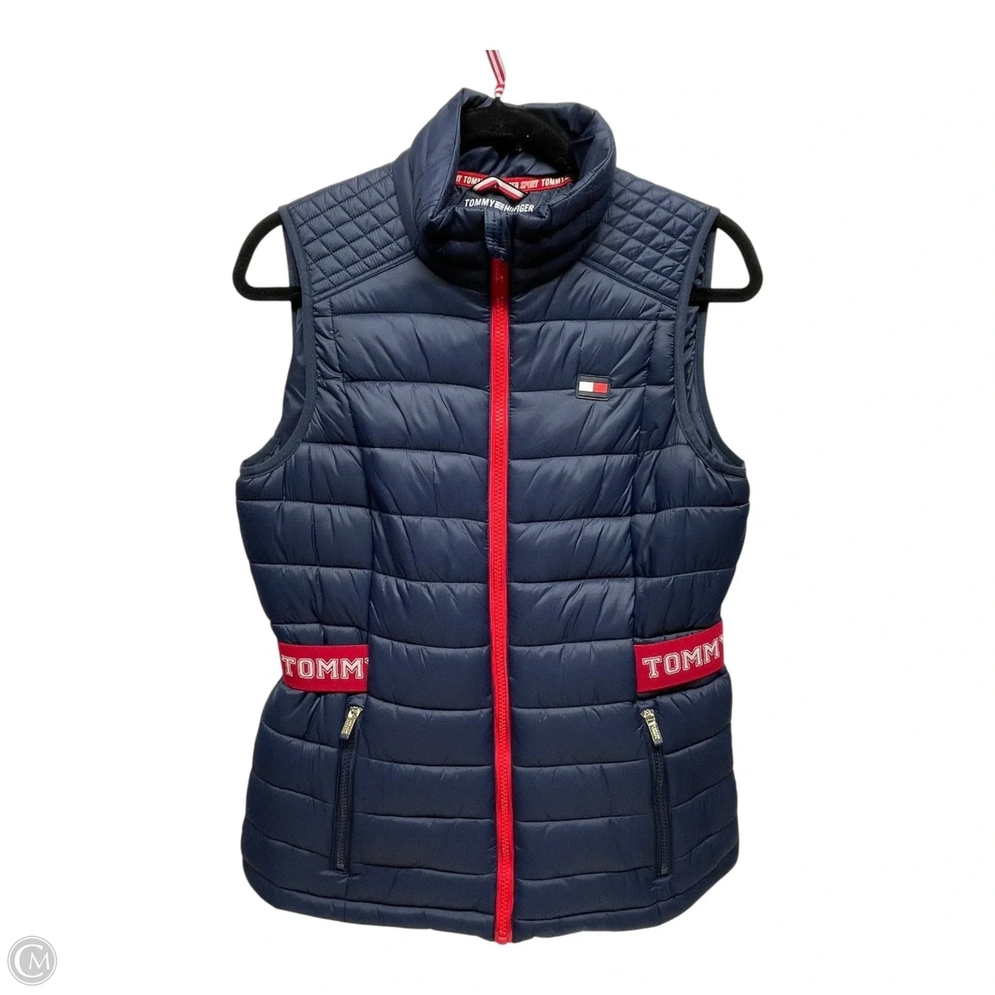 Vest Puffer & Quilted By Tommy Hilfiger In Navy, Size: S